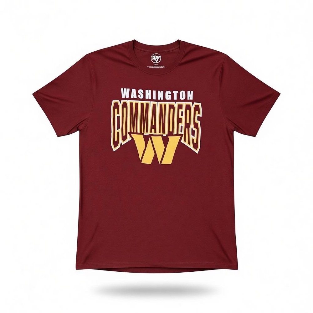 47 Brand Maroon Washington Commanders Tee